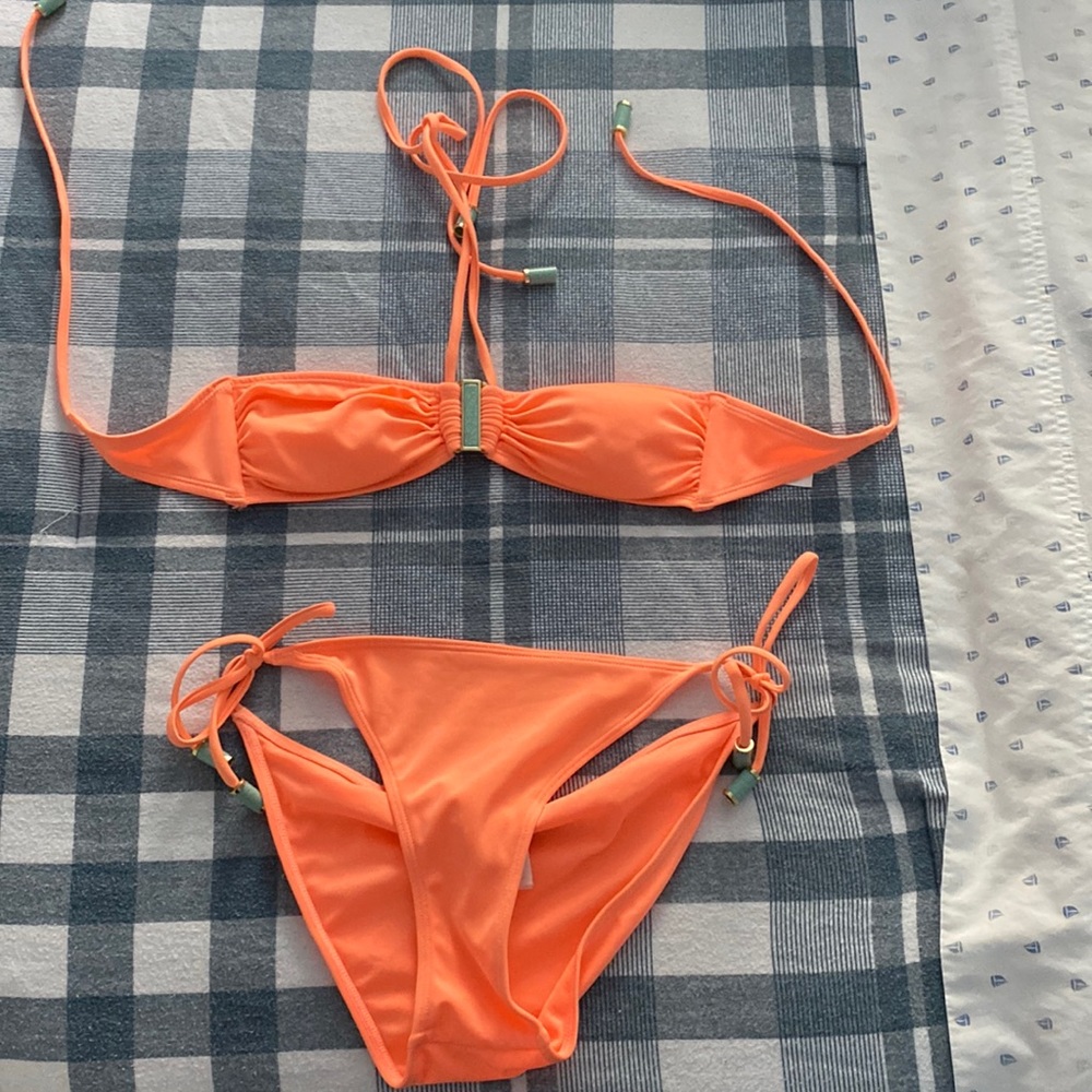 H&M coral bikini